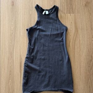 H&M Dark Gray Mini Dress